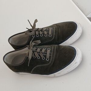 Men's Seavees Casual Canvas Shoes - Olive Green